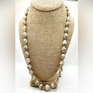 Vintage BOHO Teng Yue Paper Bead Necklace